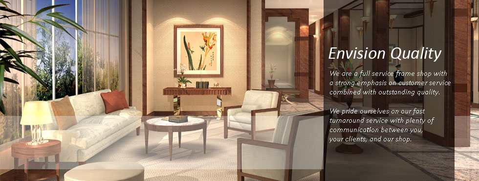 Quality Picture Framing Company handles All Phases of Framing